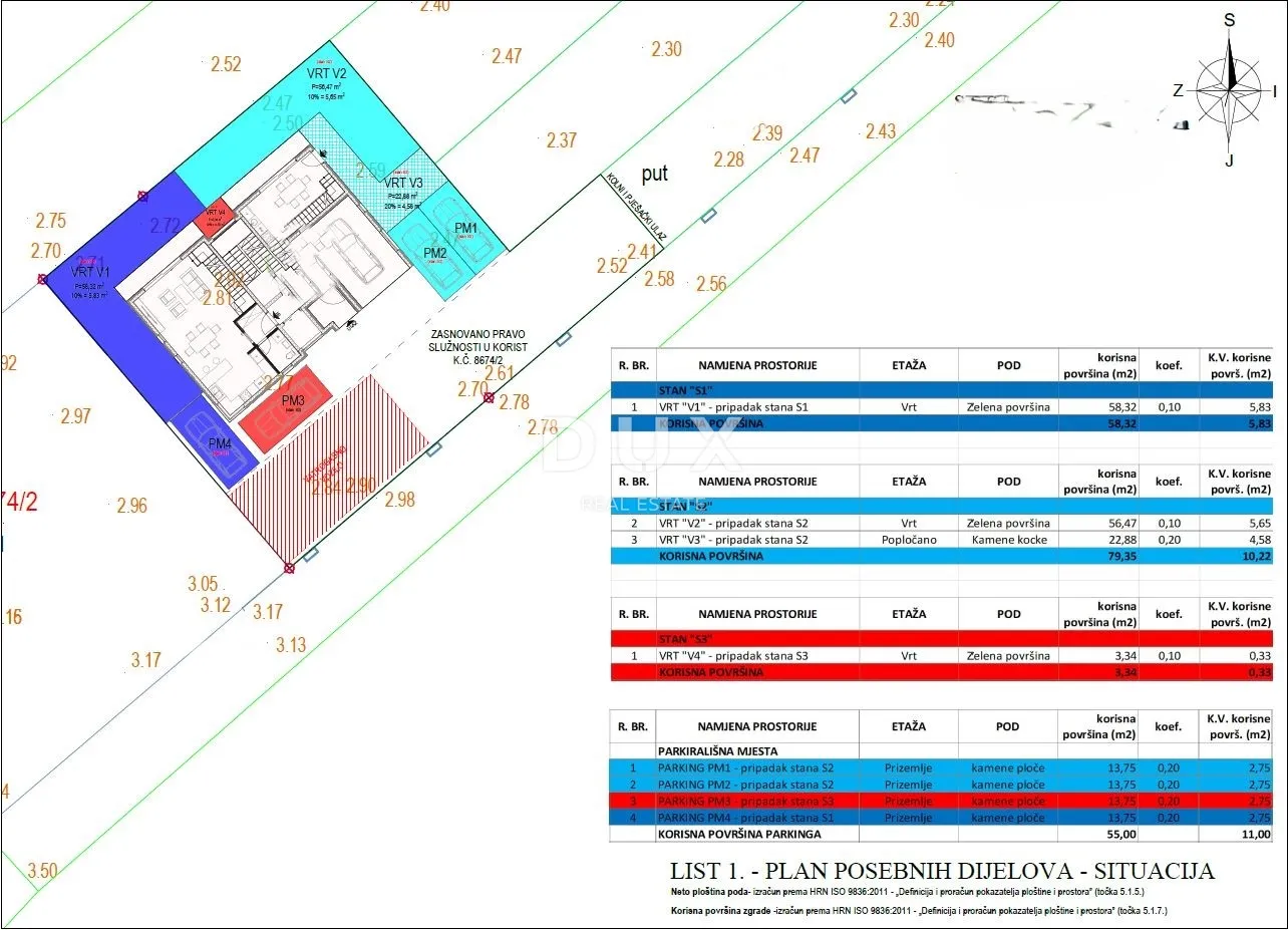 zadar, sukošan, dvosobni stan, 97.14 m2, dvoetažni, dizalo - slika 13
