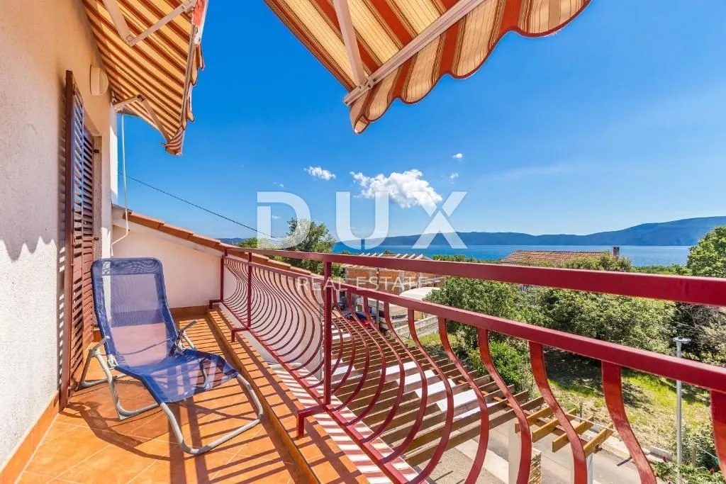 otok krk, šotovento - samostojeća kuća sa 3 apartmana i pogledom na more - slika 28