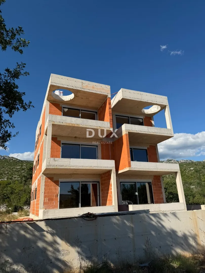 Zadar, Seline, dvosoban stan 70,21 m² + krovna terasa 81 m² - Seline, Starigrad Paklenica