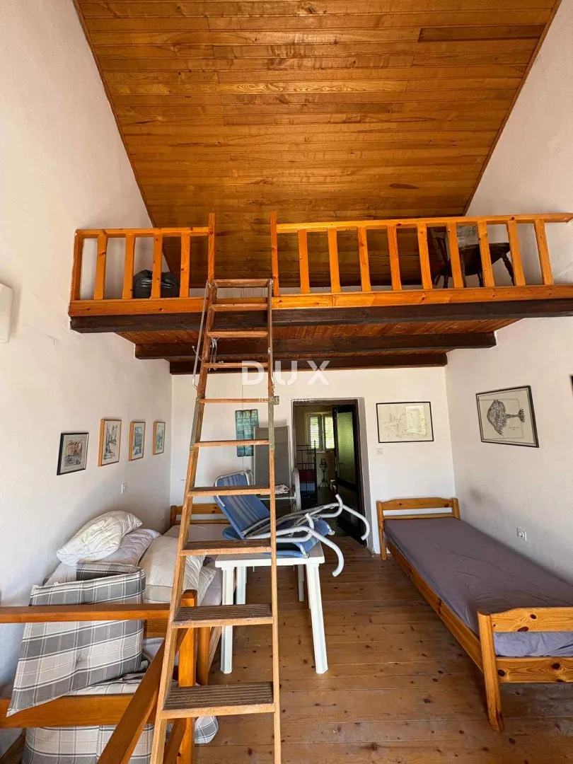 otok rab, banjol - kamena kuća u nizu s panoramskim pogledom - slika 10
