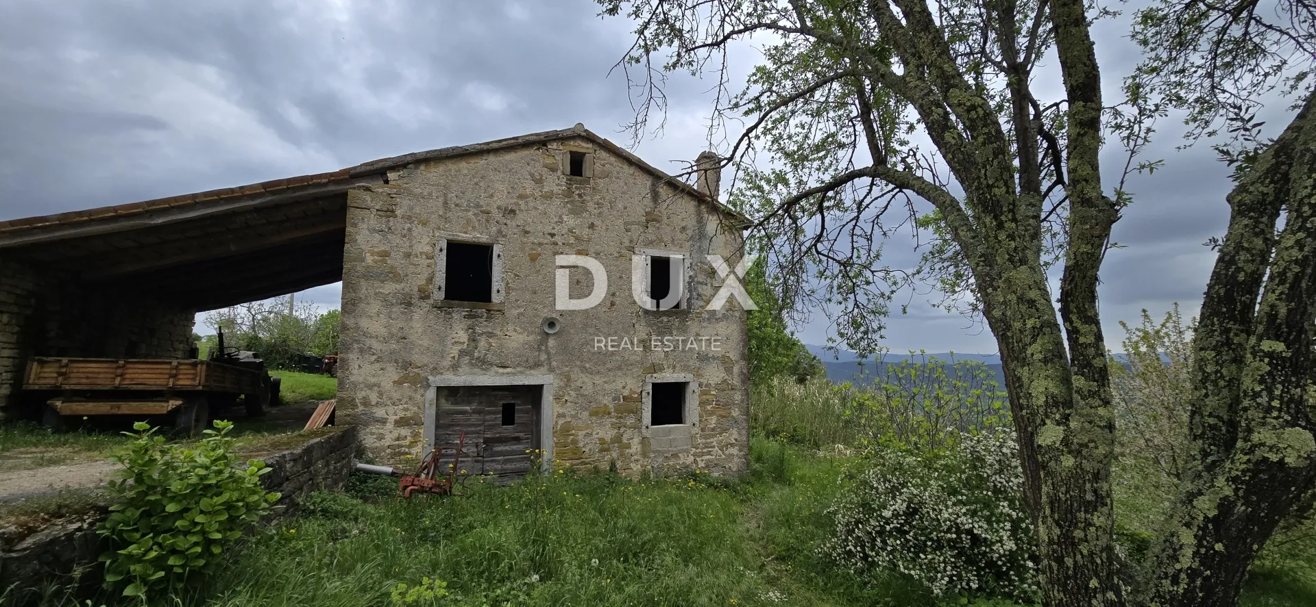 istra, motovun - kamena kuća s pogledom za adaptaciju - slika 4