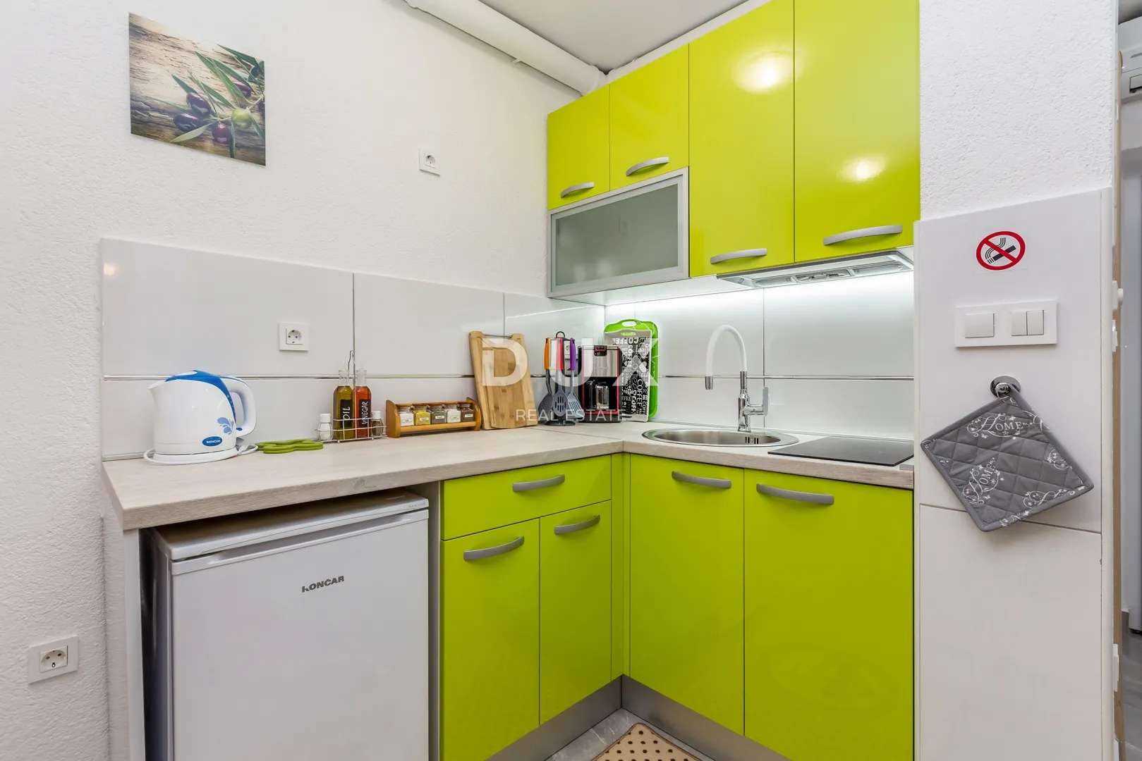 otok krk, malinska - apartman sa okućnicom i parkingom - slika 5