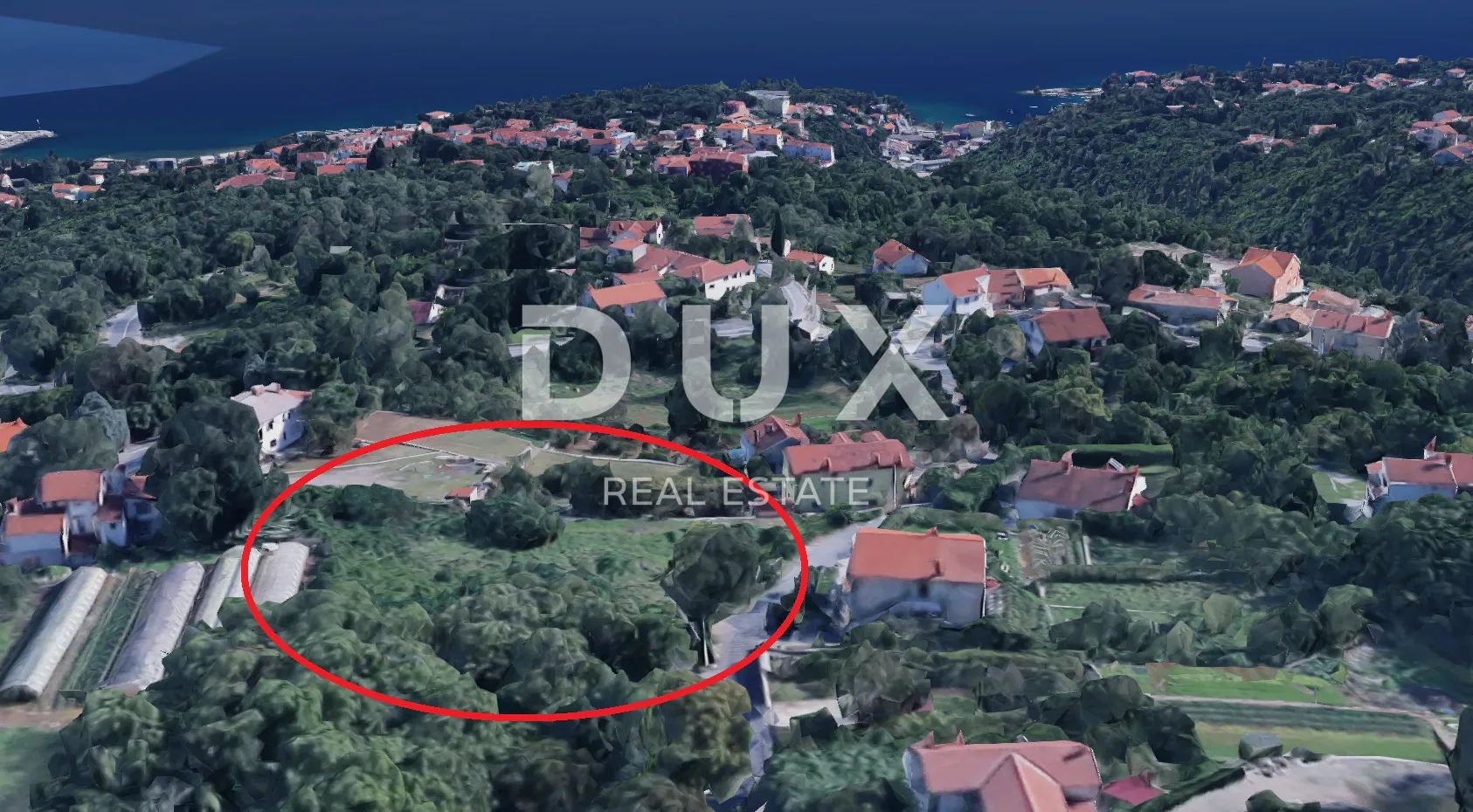 OPATIJA, IČIĆI, POLJANE- građevinsko zemljište 650m2 S GRAĐEVNOM DOZVOLOM i pogledom na more - Poljane, Opatija