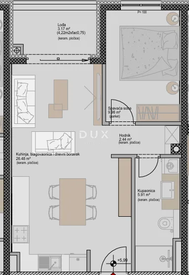 istra, poreč - suvremeni stan 1s+db u novom projektu, blizu mora, mogućnost finaciranja kreditom - slika 3