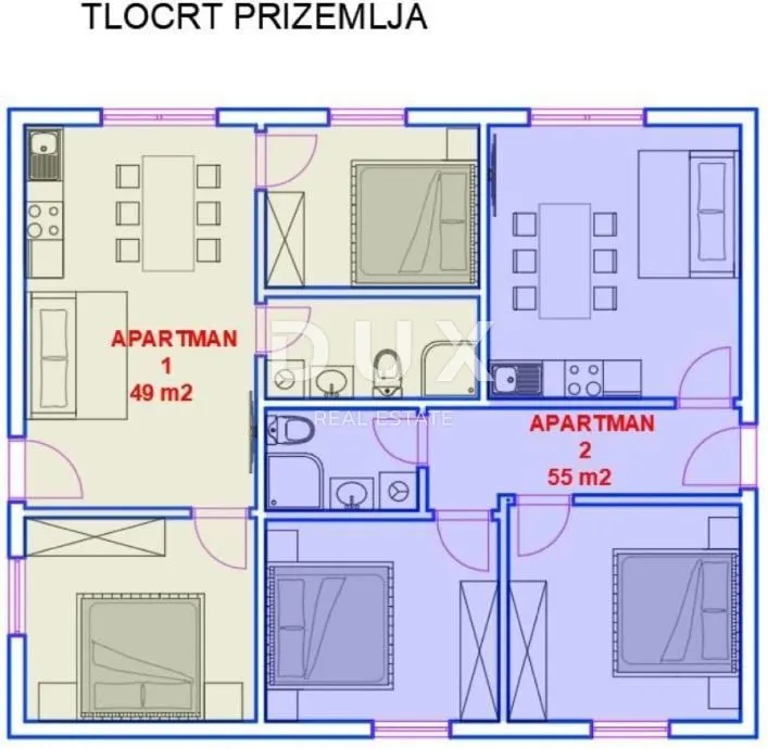 pag, grad pag - kuća s 4 apartmana i prostranom okućnicom - slika 11