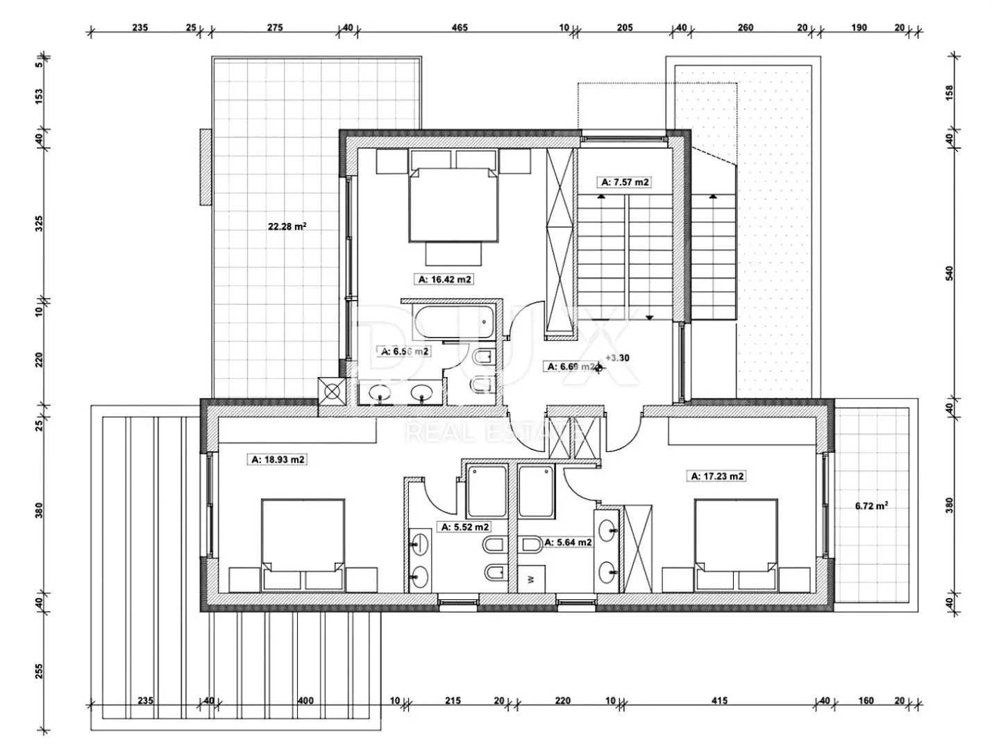 istra, novigrad - zemljište s projektom u blizini mora - slika 9
