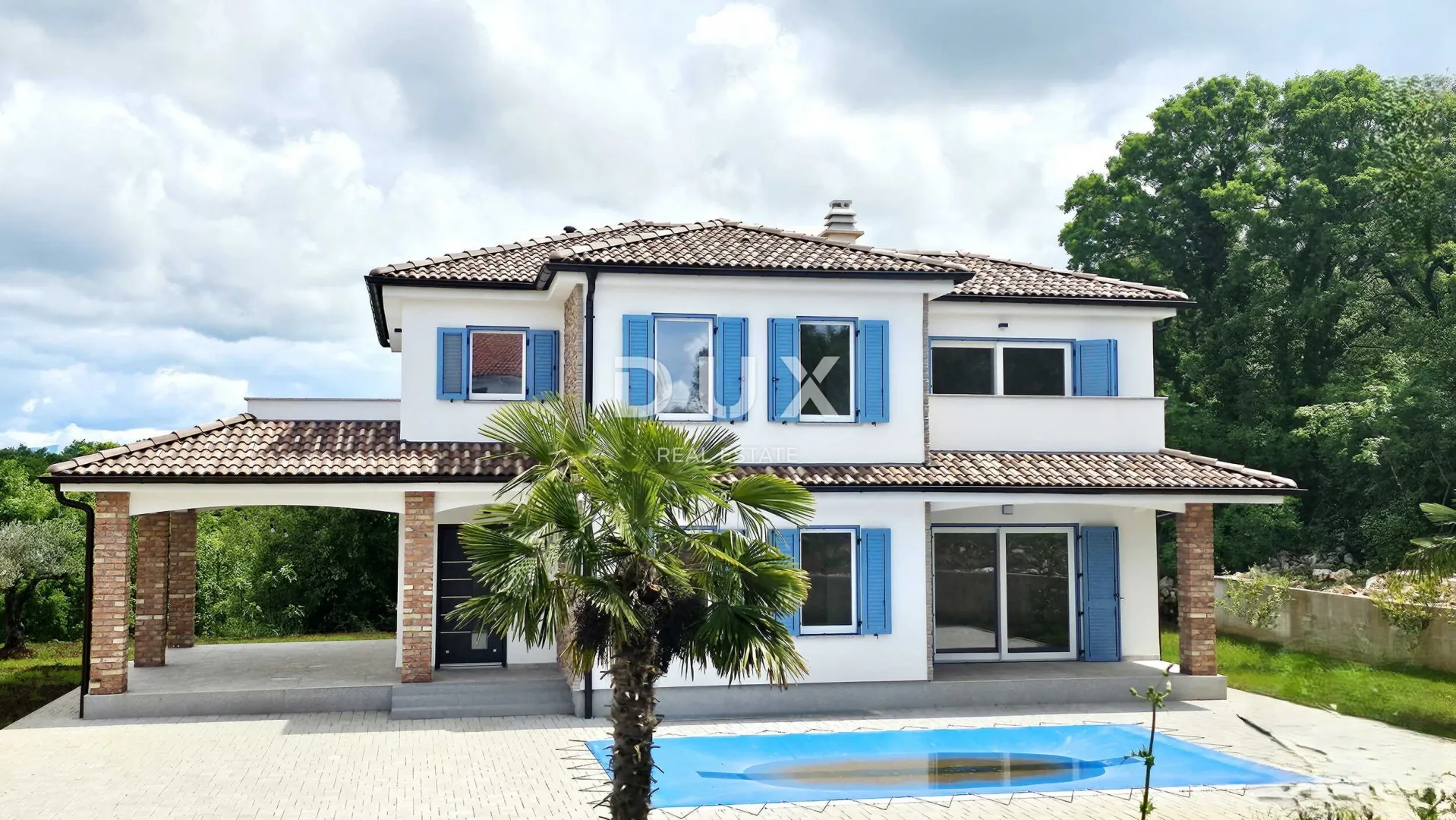 OTOK KRK, DOBRINJ - Villa s bazenom u mirnom mjestu - Gabonjin, Dobrinj