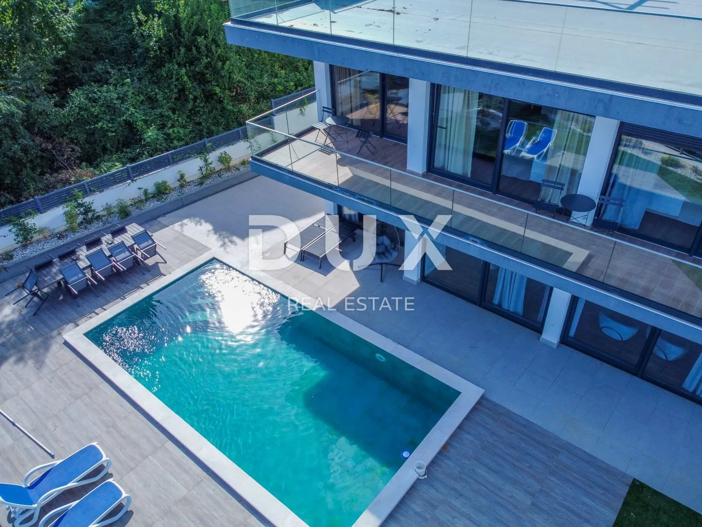 OPATIJA, LOVRAN - novonamještena moderna vila 400m2 s bazenom blizu Opatije, panoramski pogled na more - Oprić, Opatija