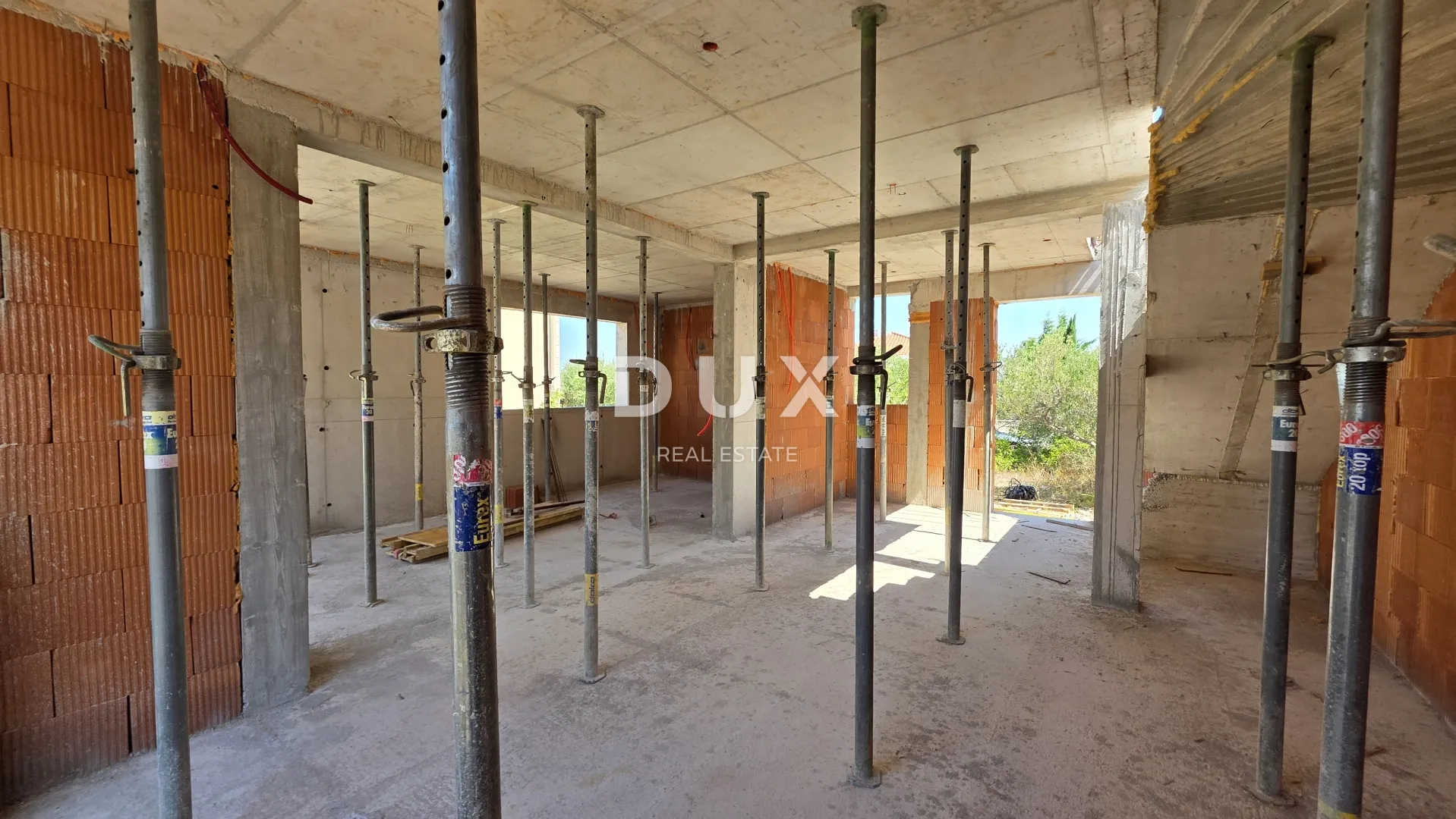šibenik, murter, duplex kuća, 130 m2, pogled na more, u izgradnji - slika 2