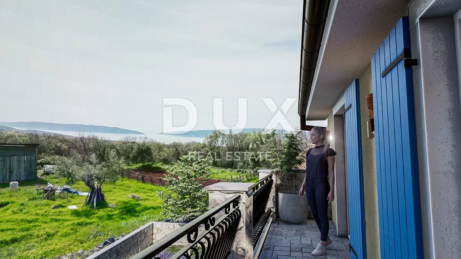 otok krk, linardići - mediteranska vila s bazenom - slika 17