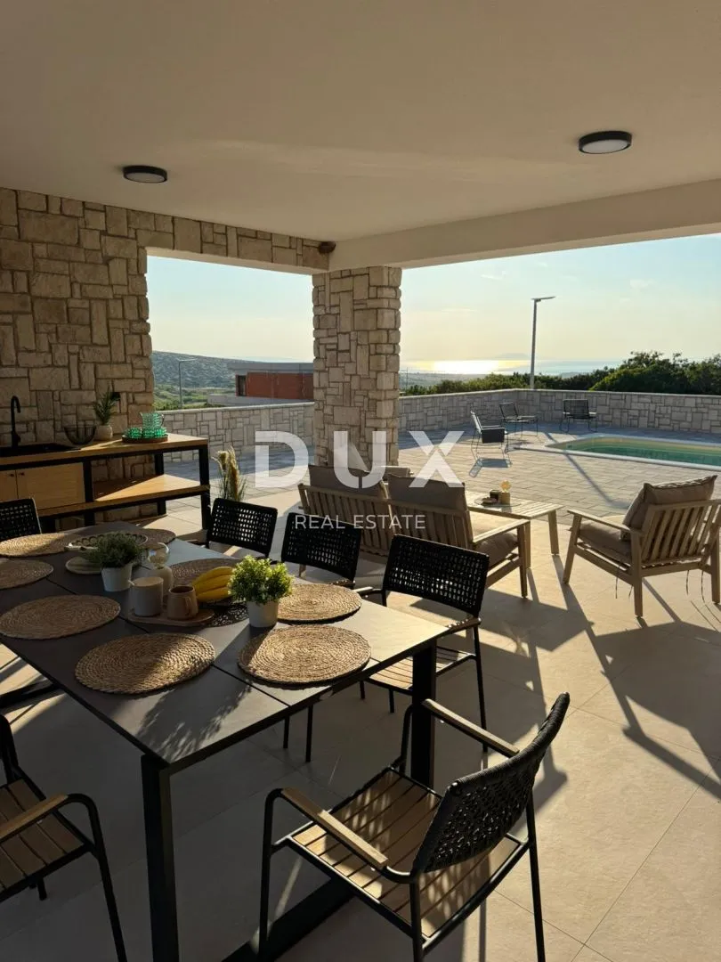 otok pag, kolan - vila 200m2 s bazenom + okoliš 400m2 - slika 15
