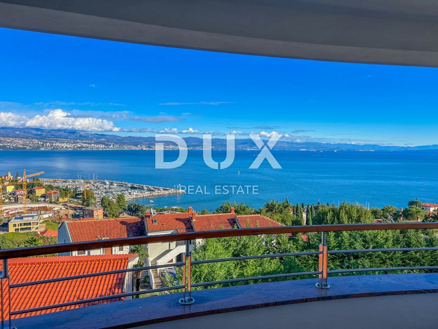 opatija, ičići - vrhunski dom u novijoj zgradi s bazenom blizu plaže, panoramski pogled i garaža - slika 2