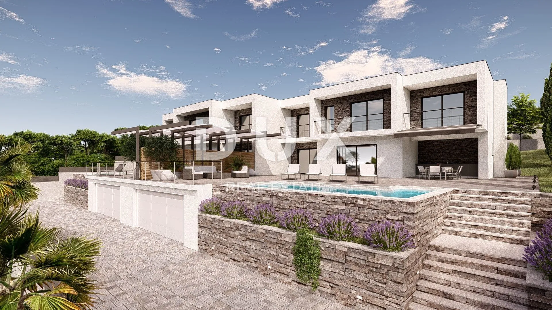 kvarner, crikvenica, luksuzna vila, 456 m2, panoramski pogled - slika 2