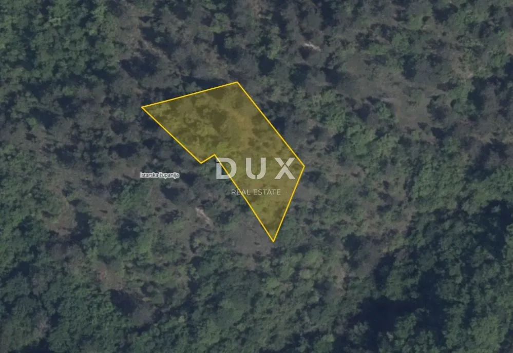 ISTRA, PAZIN, CEROVLJE – Poljoprivredno zemljište 1.465 m², djelomično obraslo šumom - Novaki Pazinski, Cerovlje
