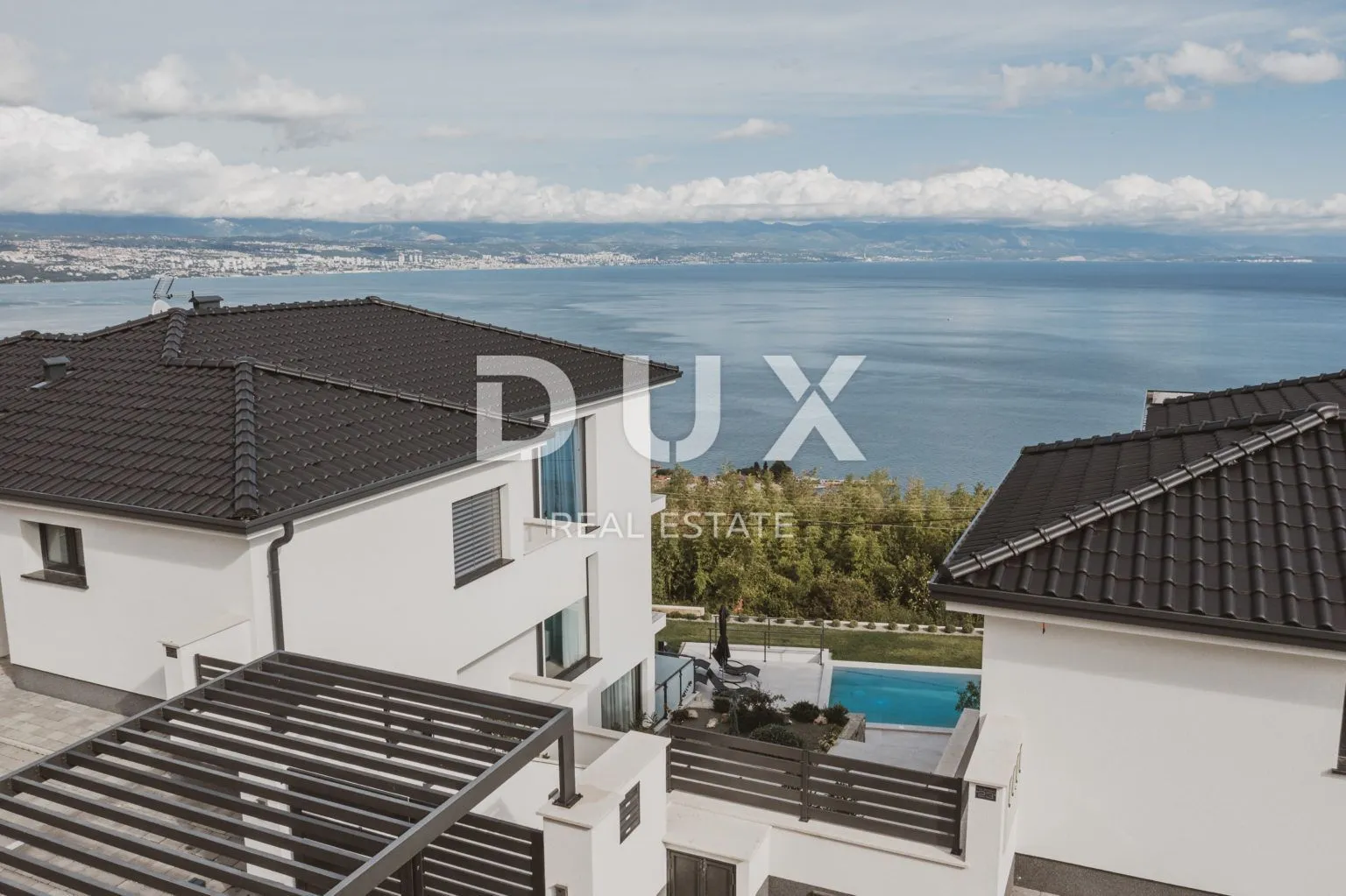 opatija, lovran, liganj - stan u vili s bazenom 120m2+terasa 27m2s panoramskim pogledom na more + okoliš 105m2 - slika 18