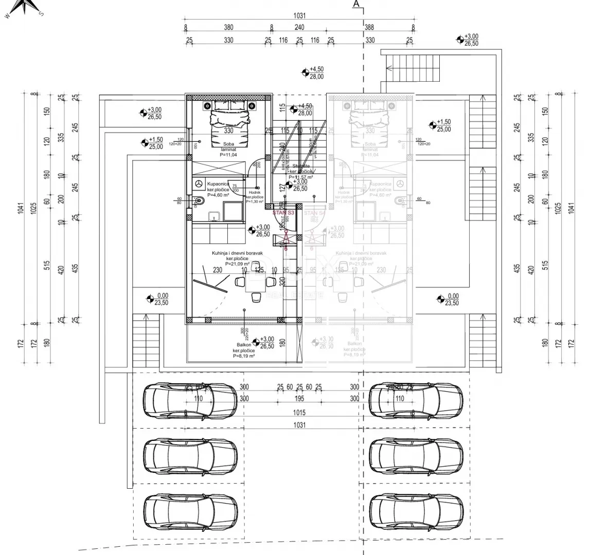 krk, omišalj, jednosobni stan, 50 m2, drugi red do mora - slika 11