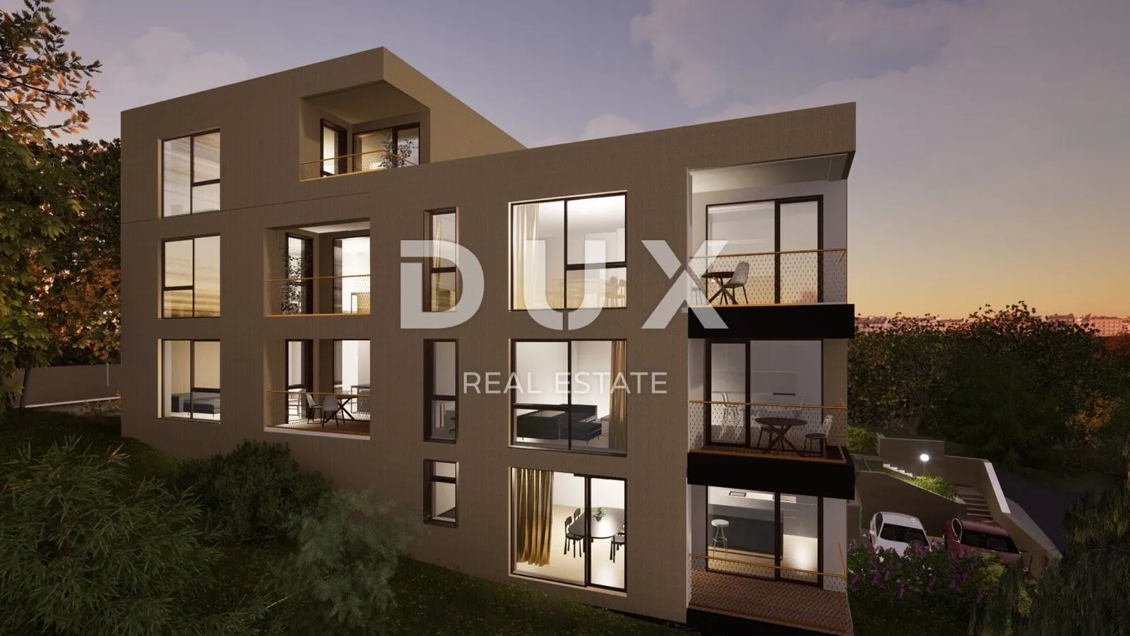 RIJEKA, KRIMEJA - intimni 3S+DB, 100m2 okućnice, pogled, tri parkirna mjesta