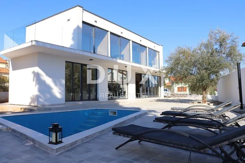 otok krk, poljica (okolica) - moderna vila 4s+db, bazen, roštilj, parking - slika 3