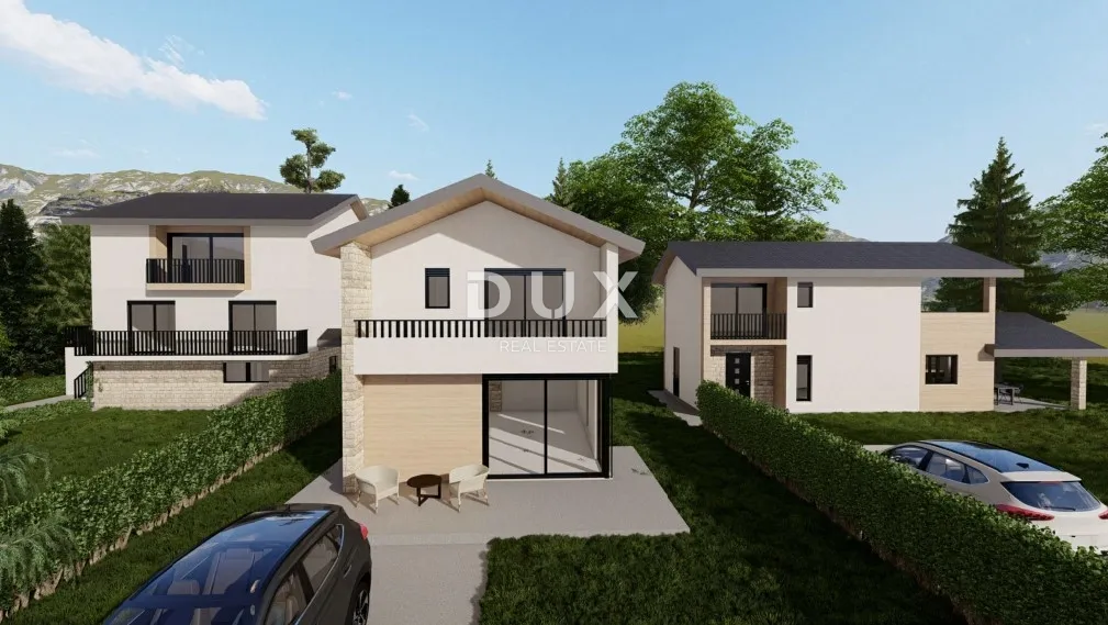 gorski kotar, vrbovsko, severin na kupi - projekt 3 kuće, započeta gradnja, snižena cijena, prilika za investitore - slika 2