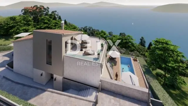 mošćenička draga - vila u izgradnji s prekrasnim pogledom - slika 2