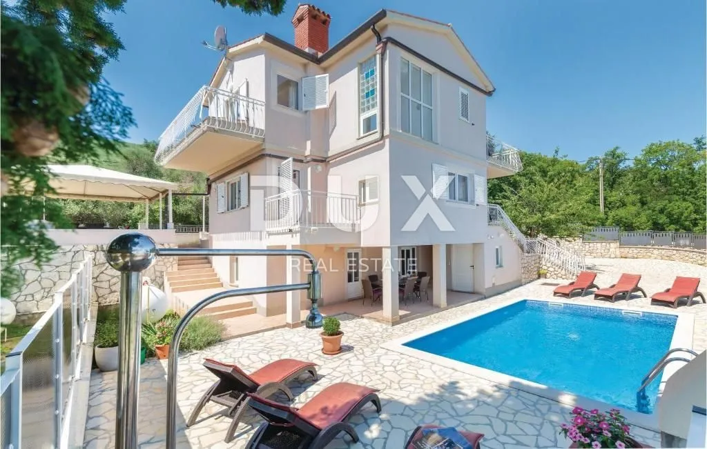 istra, rabac - kuća s bazenom i pogledom na more - slika 5