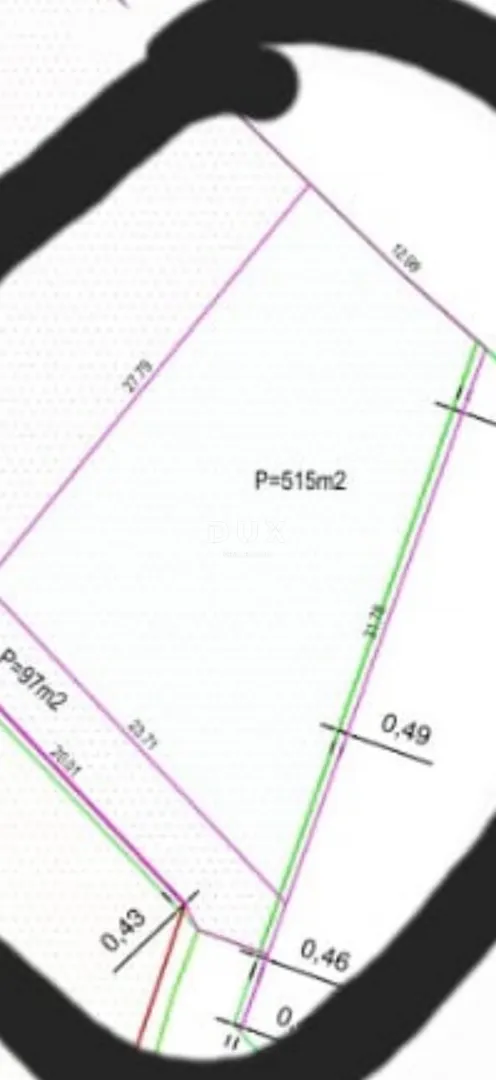 zemunik donji - građevinsko zemljište 515m² - slika 14