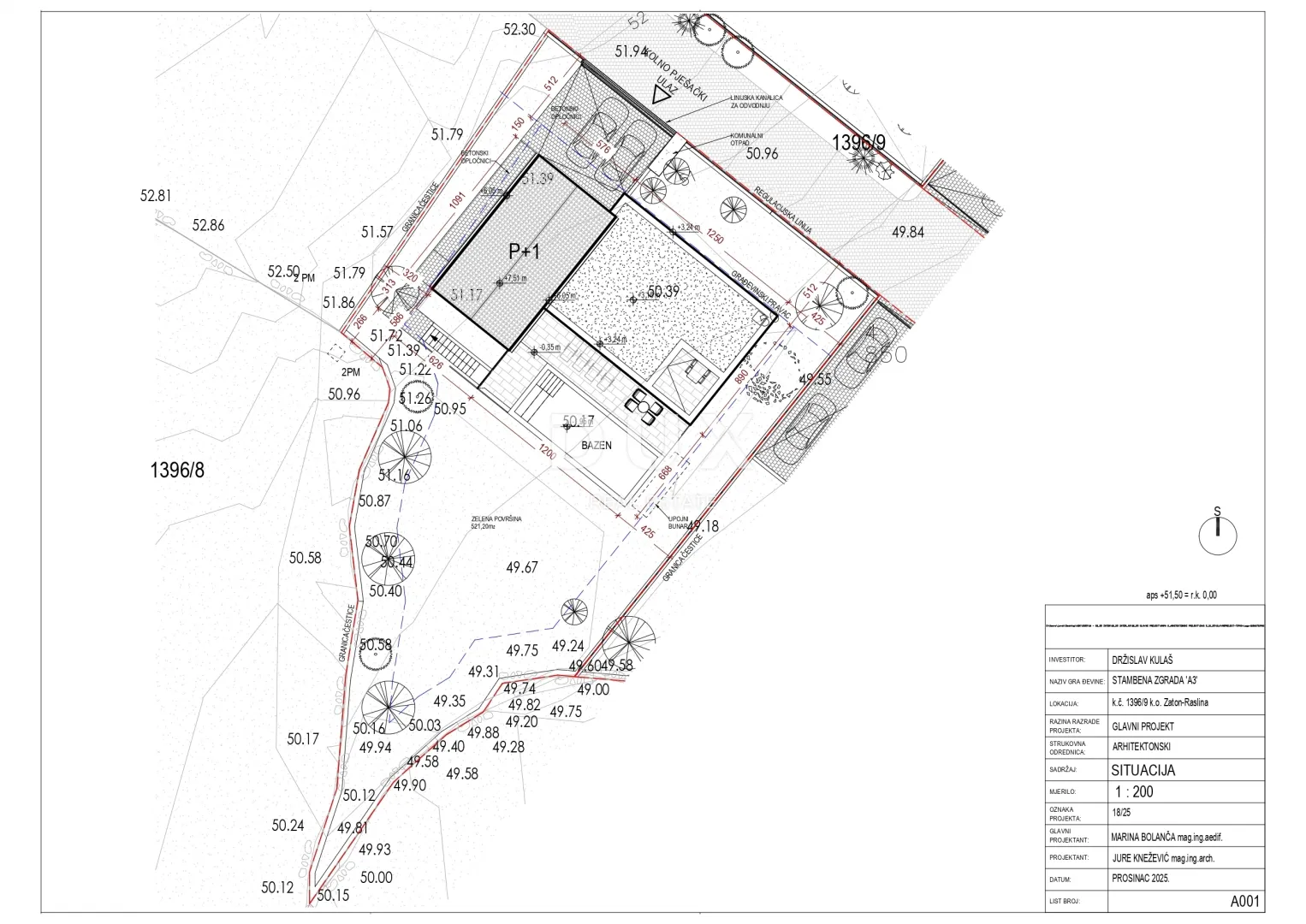 zaton, šibenik, vila u izgradnji, 188,35 m², bazen - slika 13