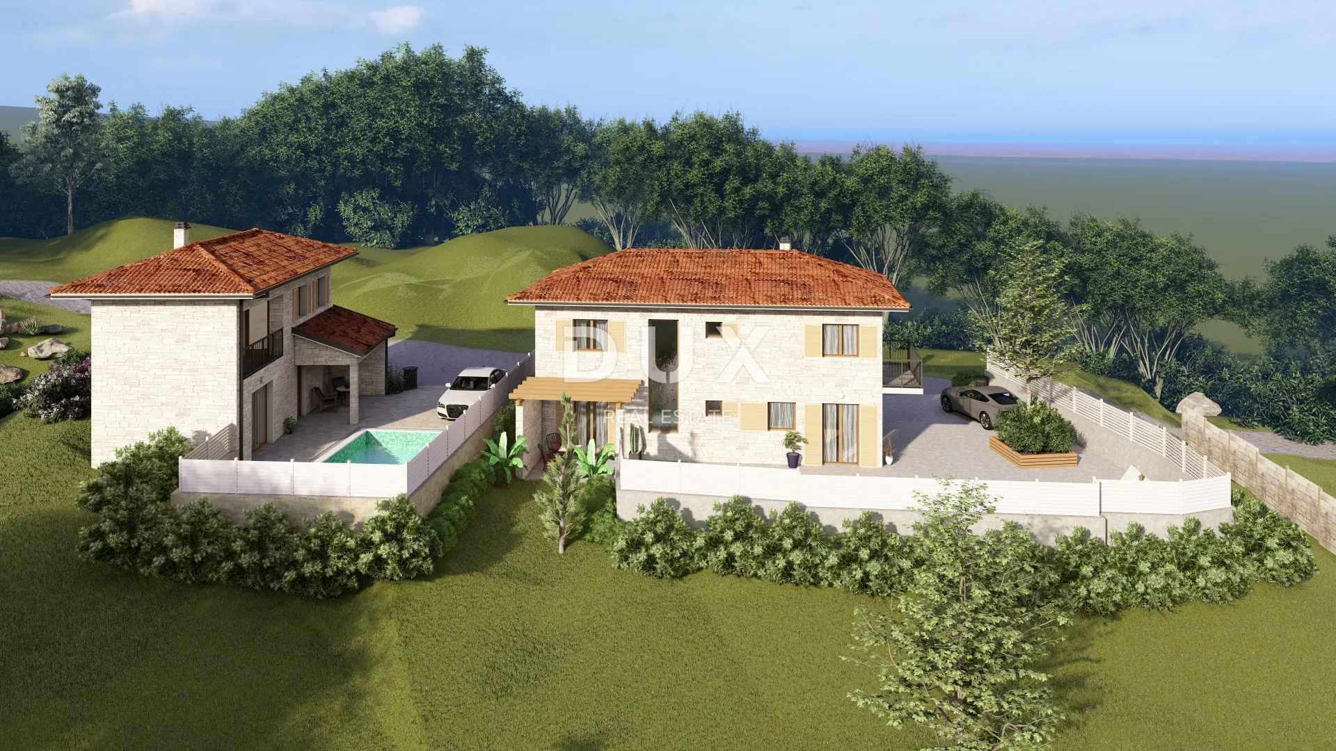 istra, momjan – elegantne kamene kuće s impresivnim pogledom - slika 23