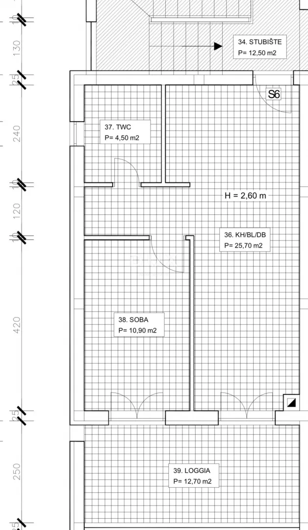 zadar, crvene kuće - stan 61,13 m², garaža + parking! - slika 20