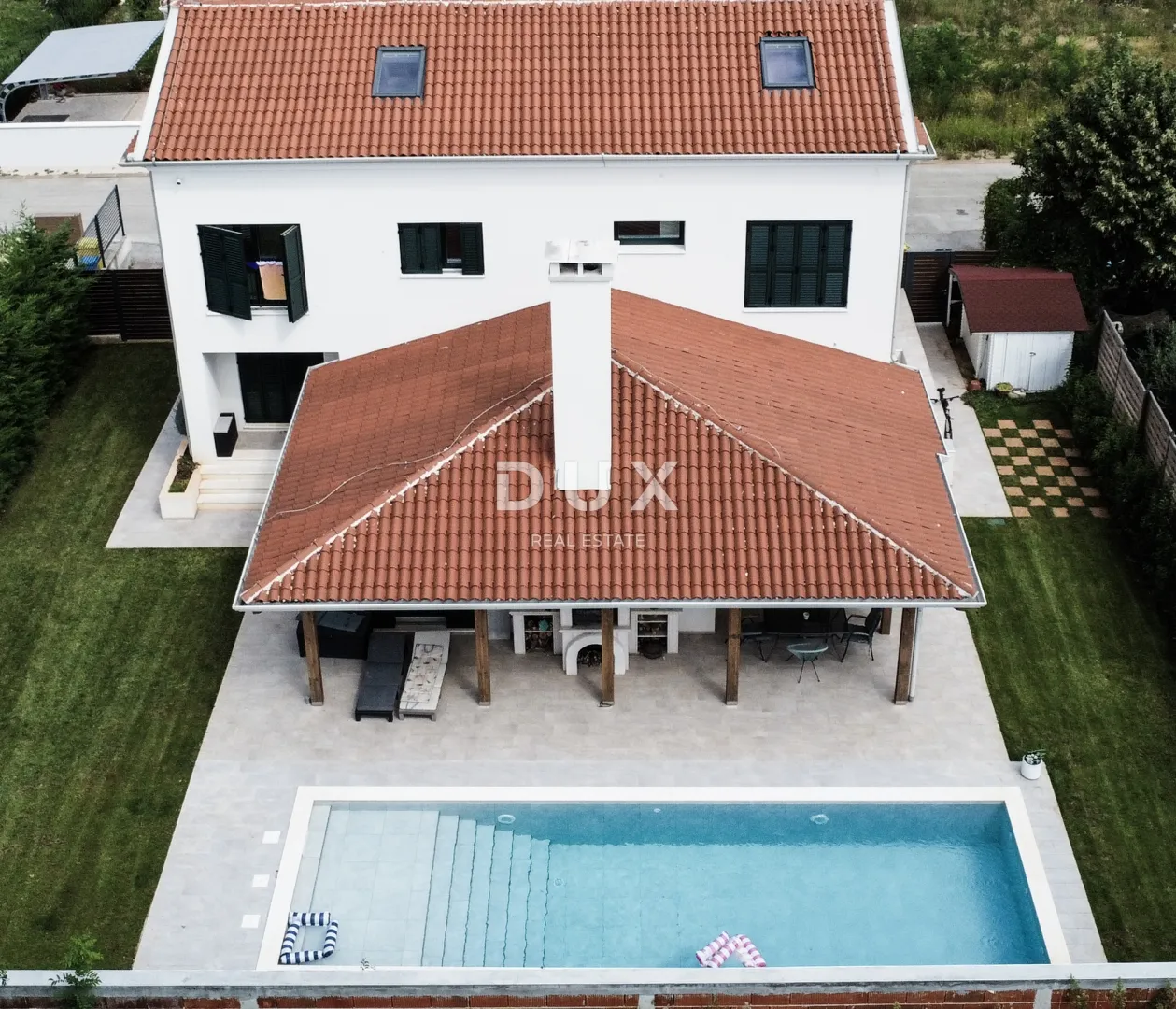 istra, umag – luksuzna vila, bazen, pogled na more - slika 52