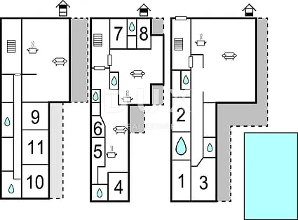istra, medulin apartmanska kuća u banjolama - pogled na more!! - slika 44