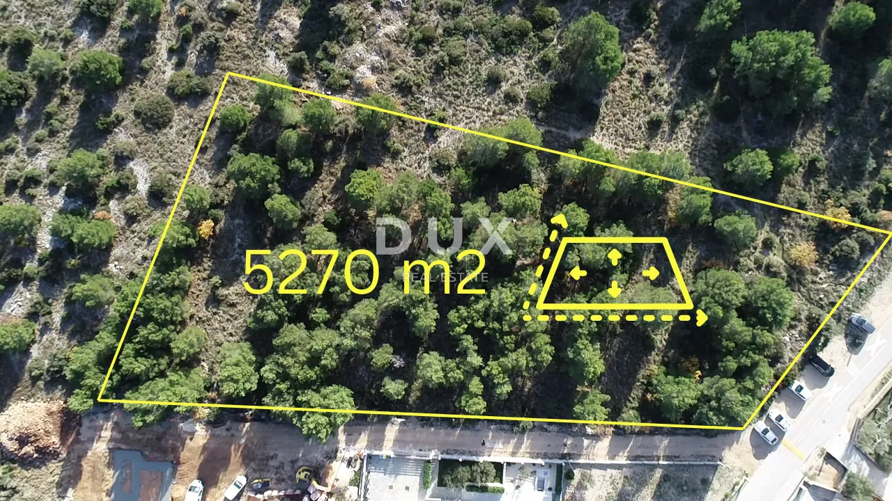 ŠIBENIK, BRODARICA - Zemljište na Brodarici za 6 stambenih zgrada! - Brodarica, Šibenik