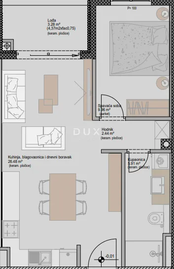 istra, poreč - suvremeni stan u novom projektu blizu mora, mogućnost finaciranja kreditom - slika 4
