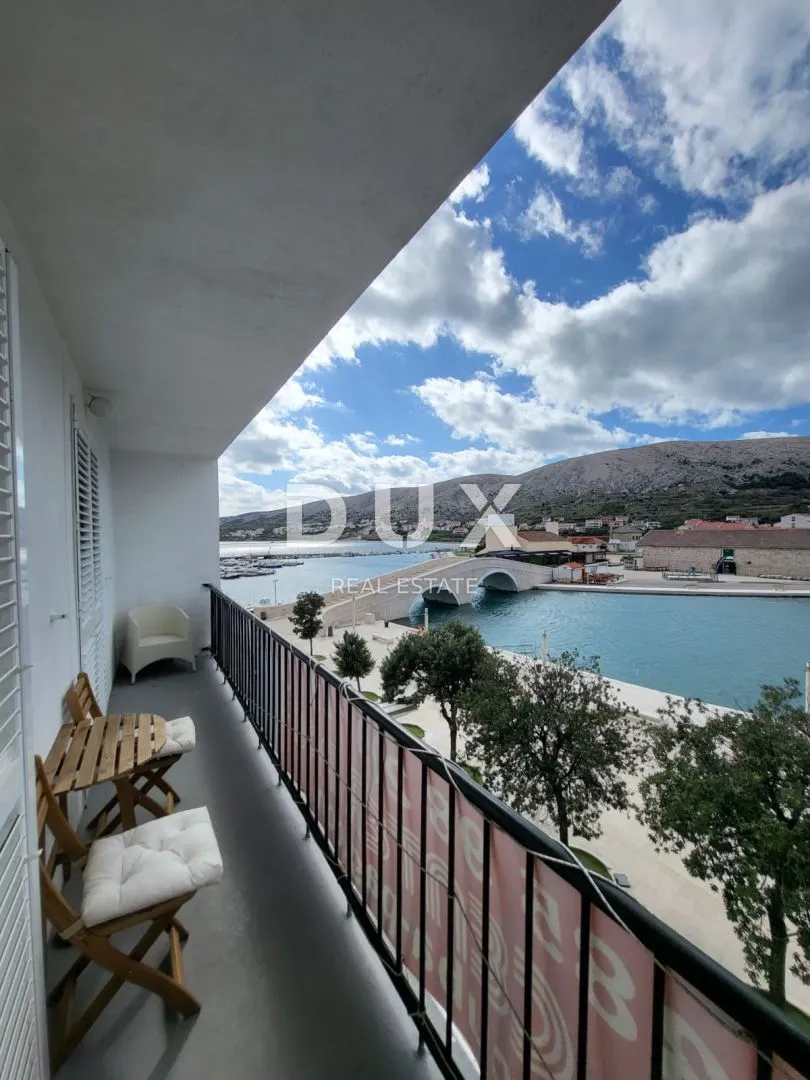 otok pag, grad pag - stan na rivi, prvi red do mora - slika 11