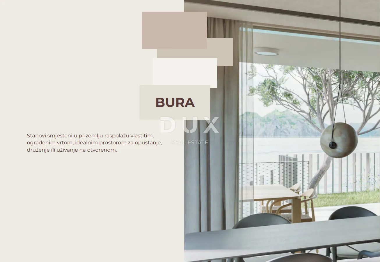 kvarner, kraljevica - bura residence: ekskluzivan stan a1, prvi red do mora, novogradnja, prilika - slika 4