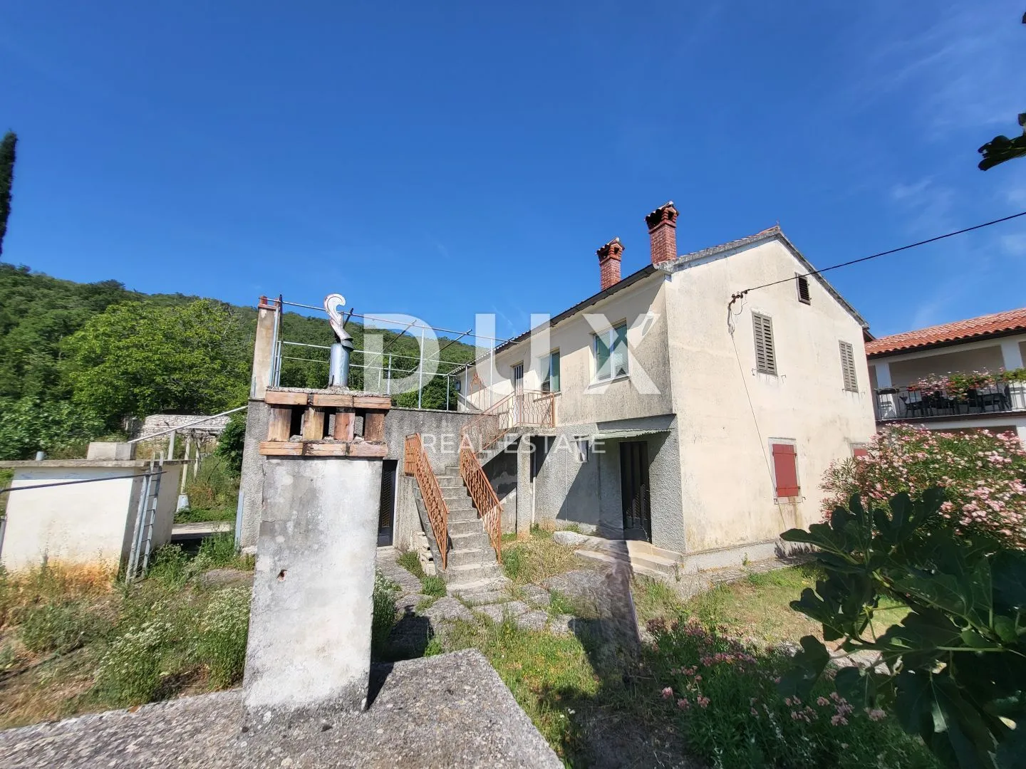 istra, labin - samostojeća kuća za adaptaciju s pogledom na more - slika 6