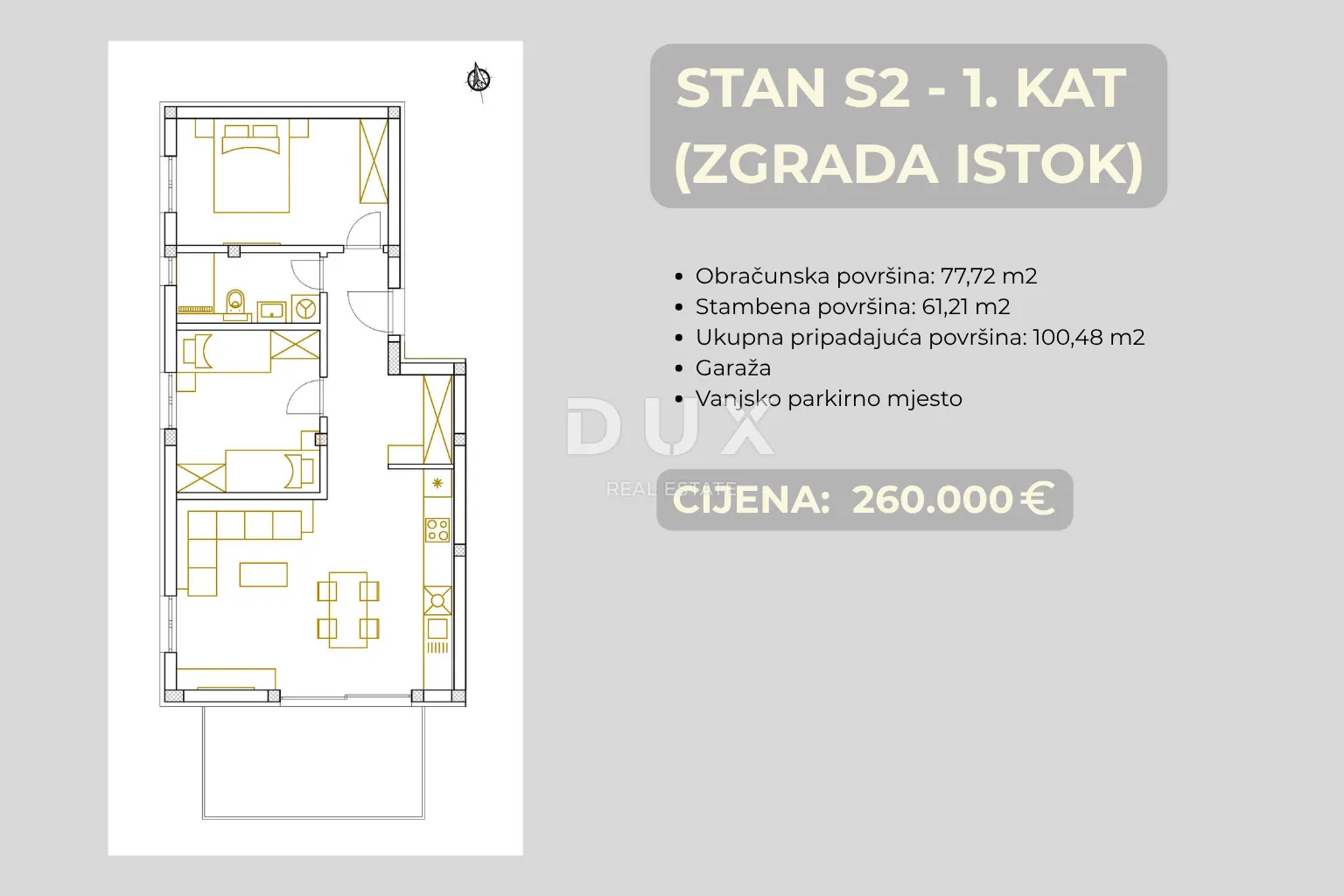 šibenik, brodarica – sunčan stan s terasom i garažom, 270 m od mora - slika 12