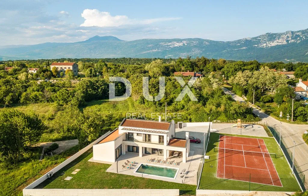 istra,labin - luksuzna vila s bazenom, wellnessom i teniskim terenom - slika 3