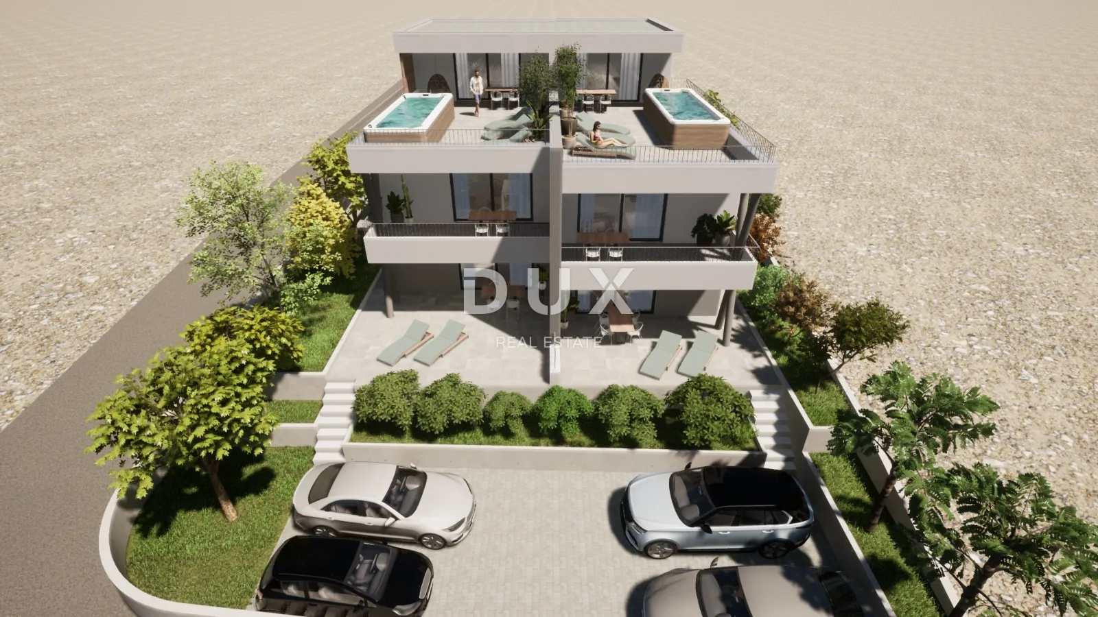 šibenik, vodice – prizemni stan s vrtom i 2 parkinga - slika 6