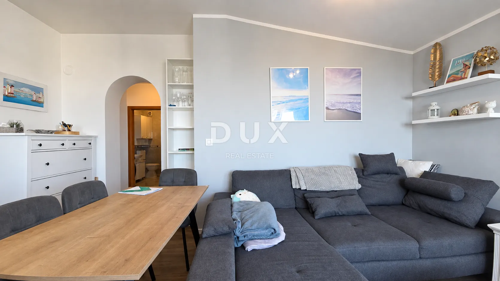 rijeka, zamet, 2-sobni stan sa db, 53m2 s pogledom na more - slika 1