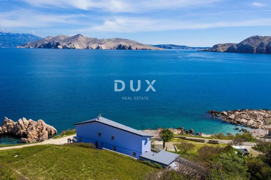 otok krk, baška - dva apartmana prvi red do mora - slika 7