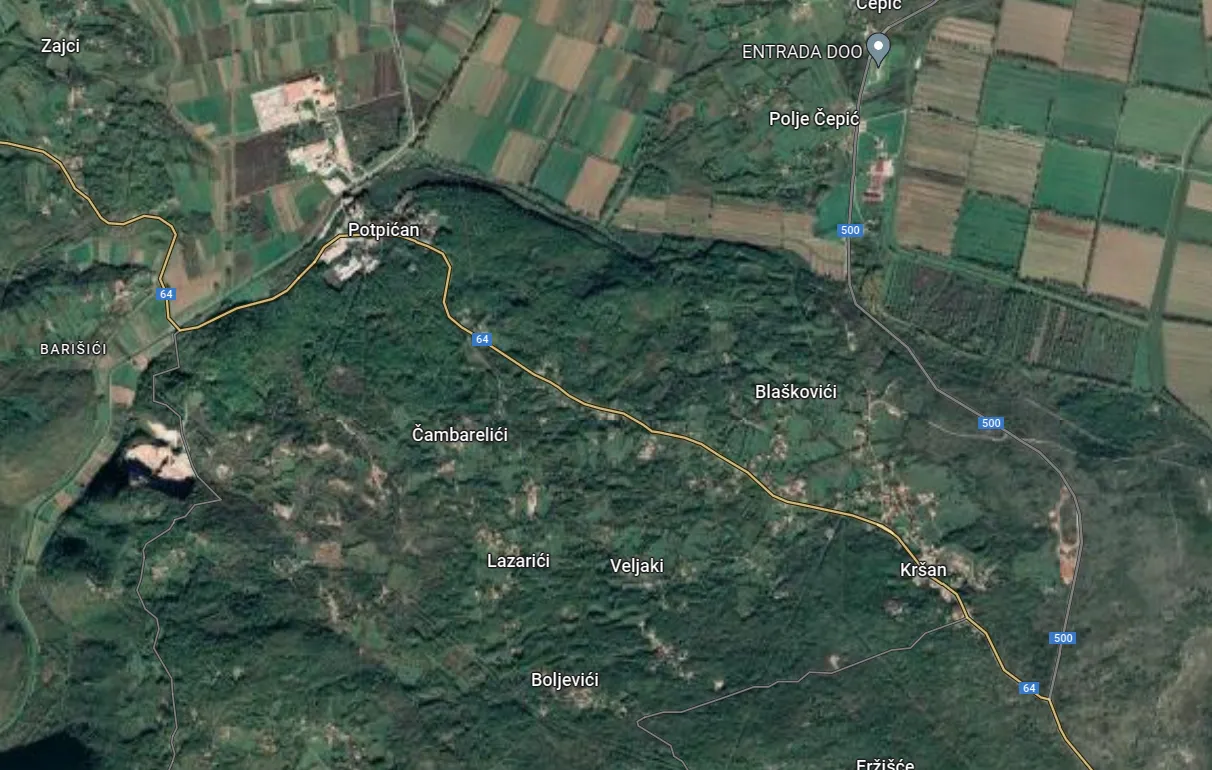 ISTRA, LABIN, KRŠAN - ZEMLJIŠTE U PRIRODI 4.657 m2