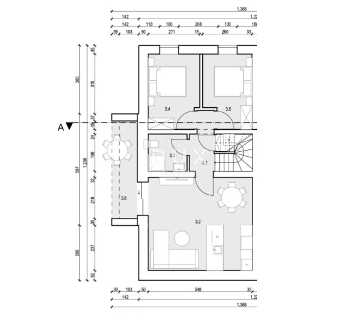otok krk, malinska - moderan apartman blizu mora - slika 10