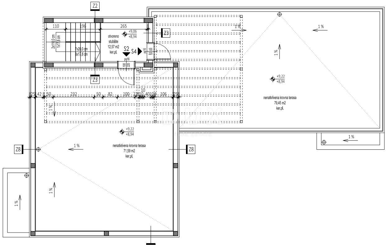zadar, petrčane - penthouse 2. red do mora! punta skala! s4 - slika 7