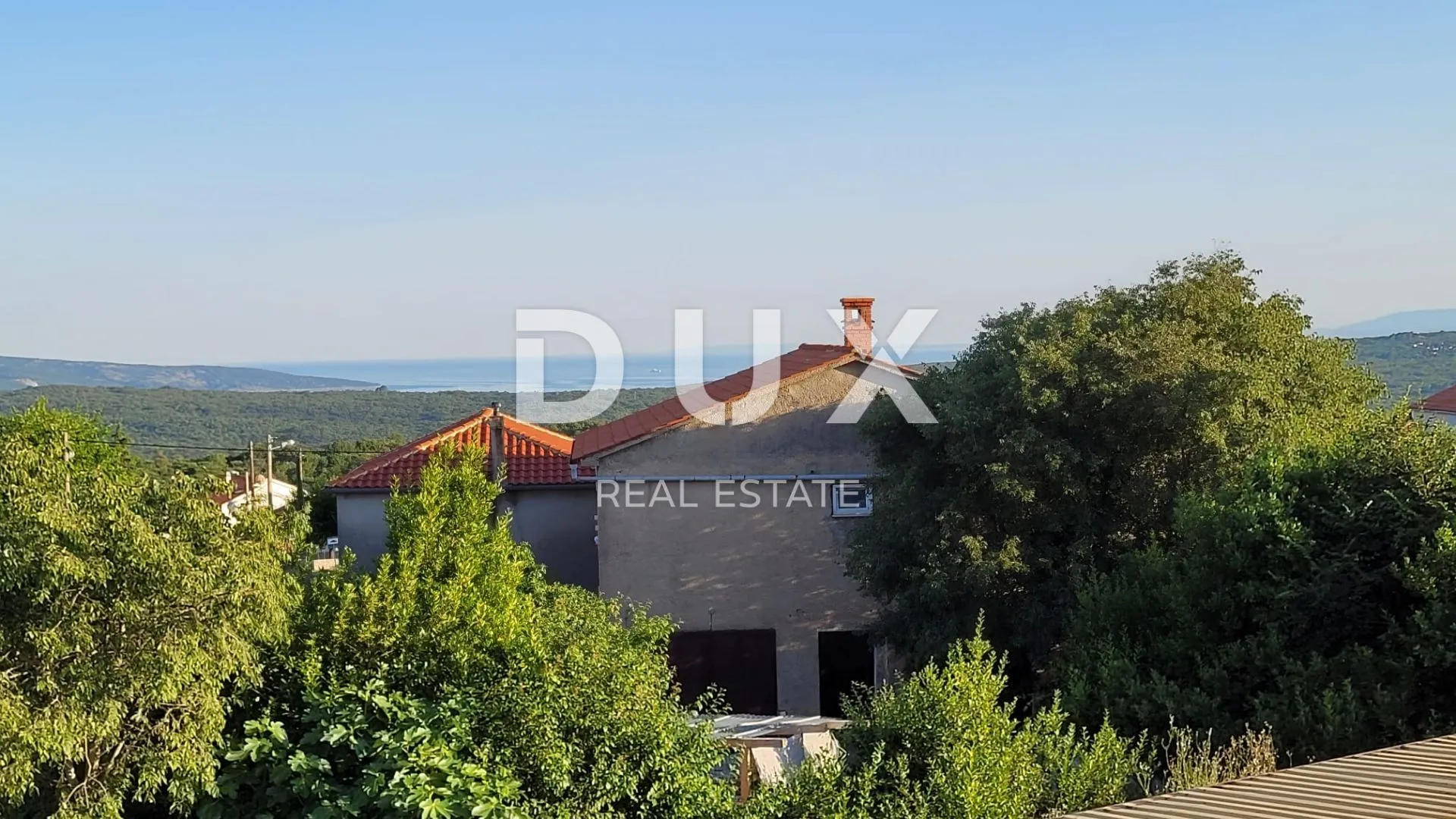 otok krk, vrbnik - pola dvojne kuće za odmor s pogledom na more - slika 23