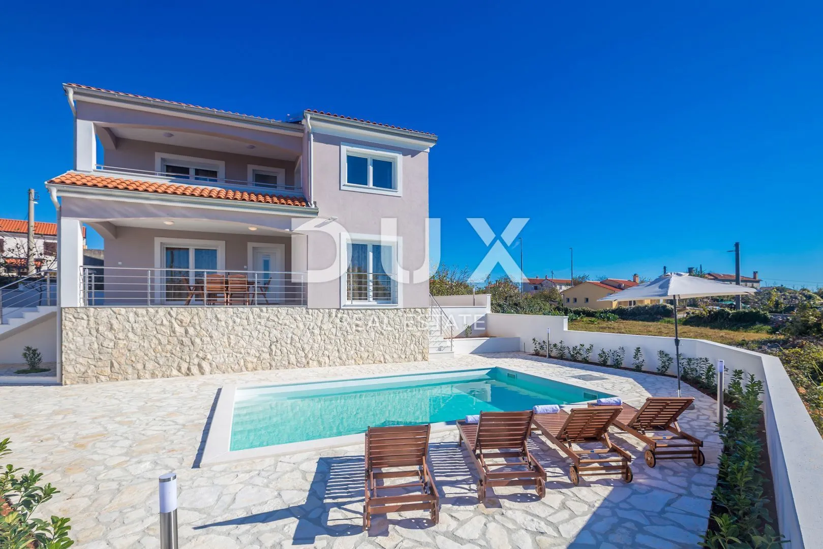 otok krk, linardići - vila s bazenom i pogledom na more - slika 4