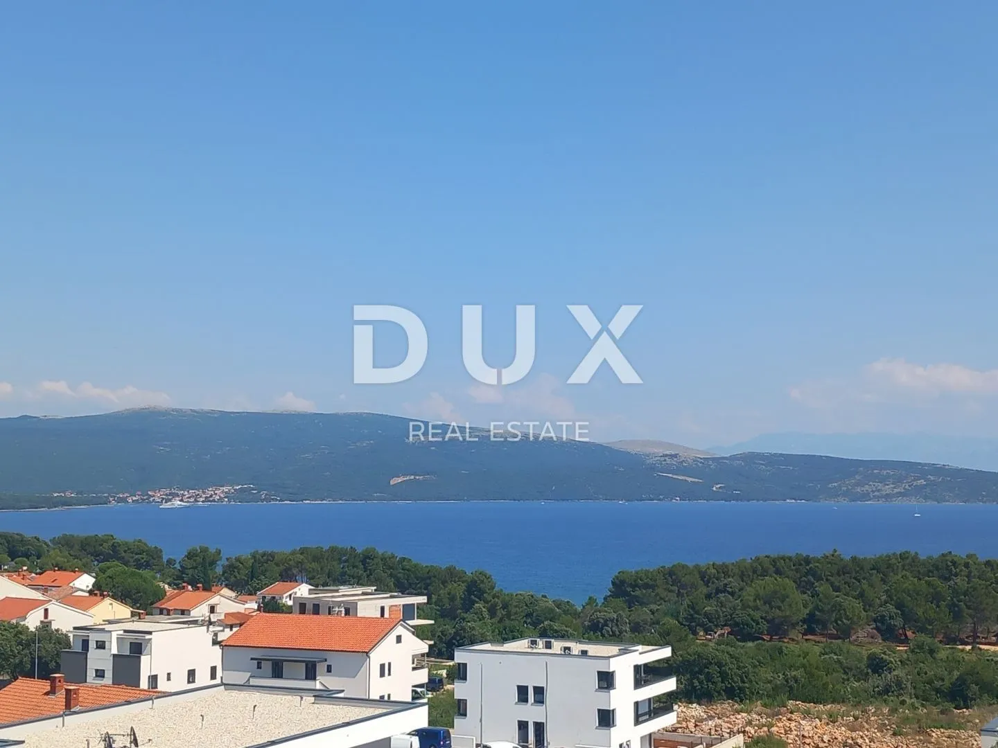 grad krk, centar - dvoetažni penthouse s bazenom i panoramskim pogledom - slika 2