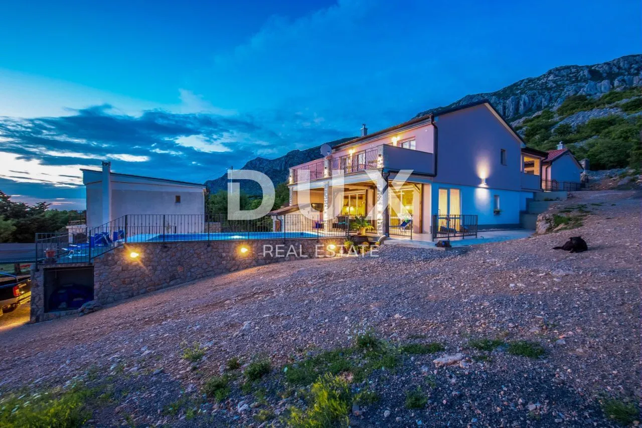jablanac - kuća 260m2 sa bazenom i pogledom na more - slika 17