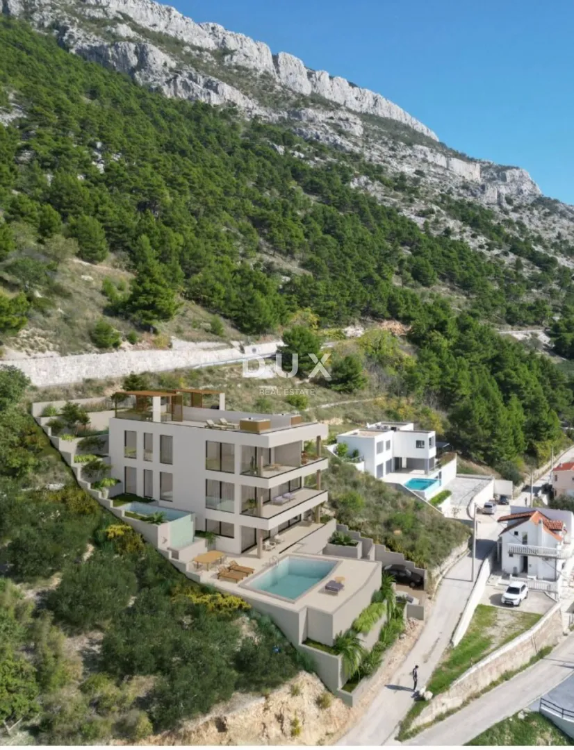pisak, omiška rivijera, trosobni stan, 87 m² u novogradnji - slika 3