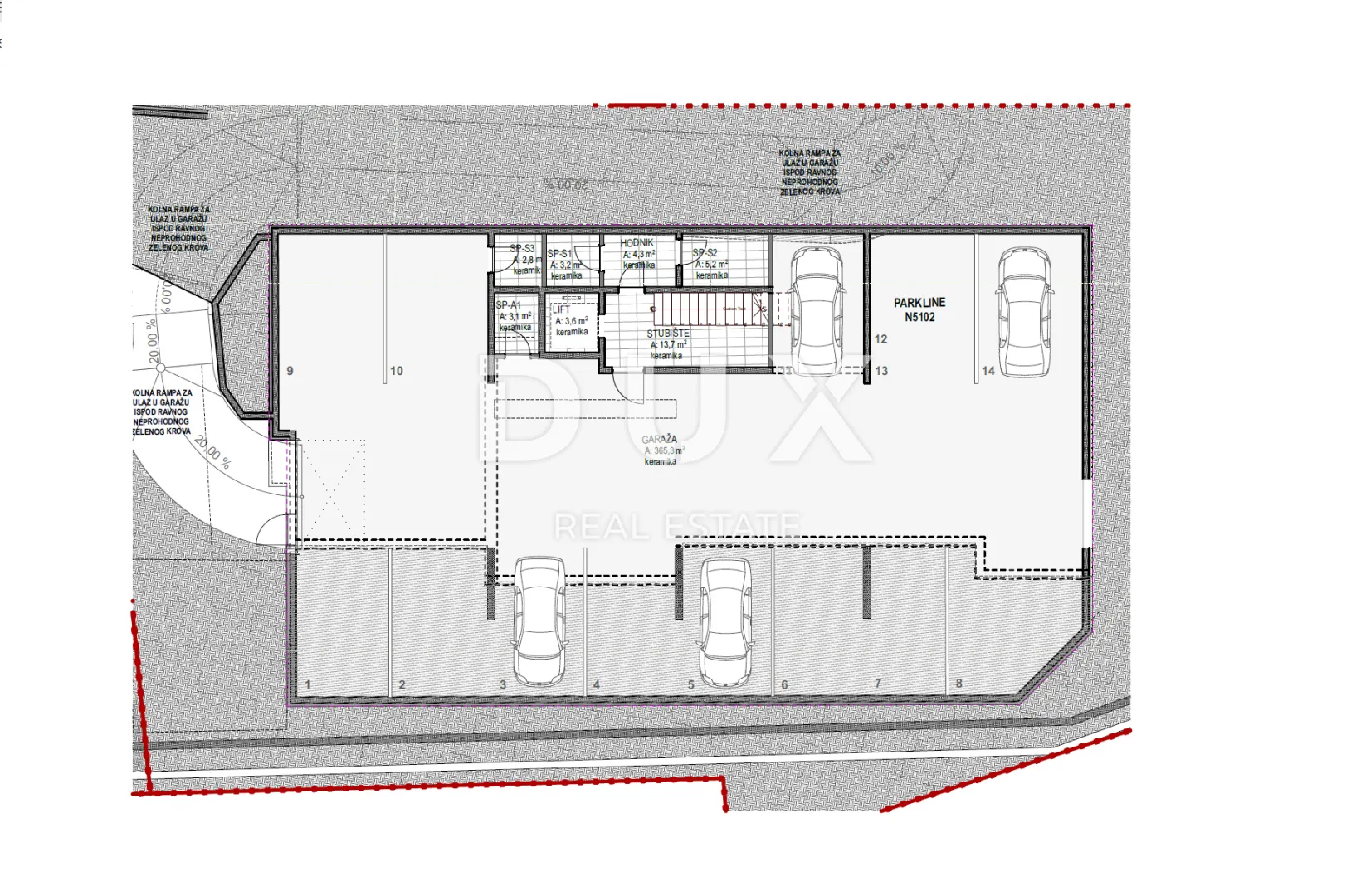 opatija, centar- stan 157.42m2 db+3s s panoramskim pogledom na more- 1.kat- stan 201 - slika 22